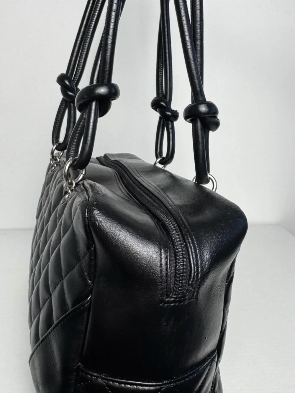 Chanel Cambon Bowler reporter Bag classic flap mini